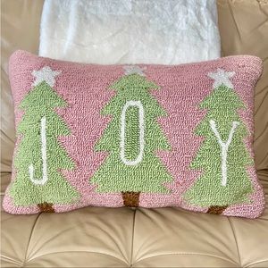 Pink Christmas Pillow